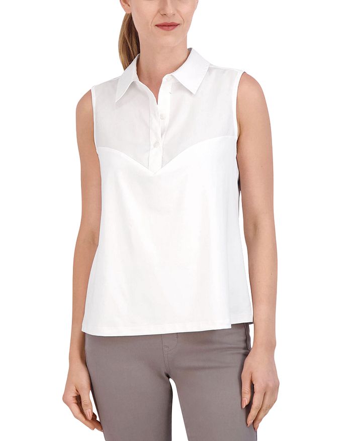 Топ Ricki из комбинированных материалов Foxcroft, белый
Топ Ricki из комбинированных материалов Foxcroft, белый