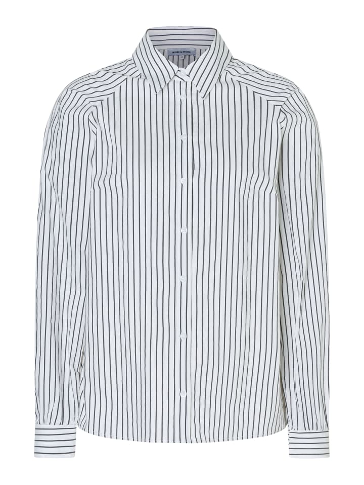 классическая деловая блузка-стрейч черного/белого цвета More & More
классическая деловая блузка-стрейч черного/белого цвета More & More