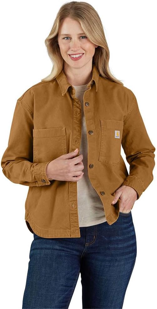 Женская свободная рубашка Carhartt Rugged Flex Heavyweight Duck, Carhartt Brown
Женская свободная рубашка Carhartt Rugged Flex Heavyweight Duck, Carhartt Brown