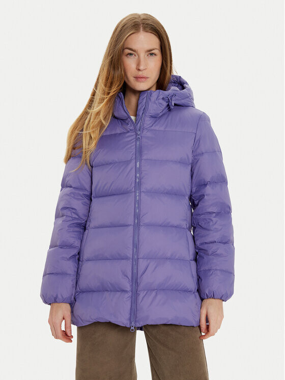 Пуховик стандартного кроя United Colors Of Benetton, фиолетовый 
Пуховик стандартного кроя United Colors Of Benetton, фиолетовый