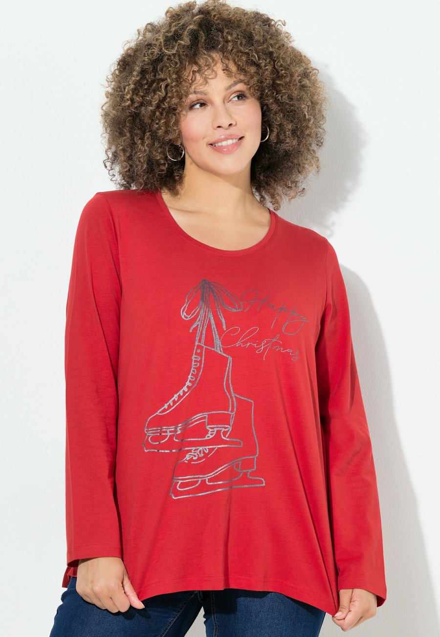 Топ Ulla Popken WEIHNACHTSMOTIV, CLASSIC, RUNDHALS, Salsa/Red
Топ Ulla Popken WEIHNACHTSMOTIV, CLASSIC, RUNDHALS, Salsa/Red