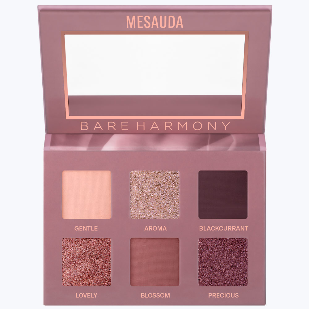 Палитра теней для век bare harmony - palette tender mauve #201 Mesauda, вес 6 гр.
Палитра теней для век bare harmony - palette tender mauve #201 Mesauda, вес 6 гр.
