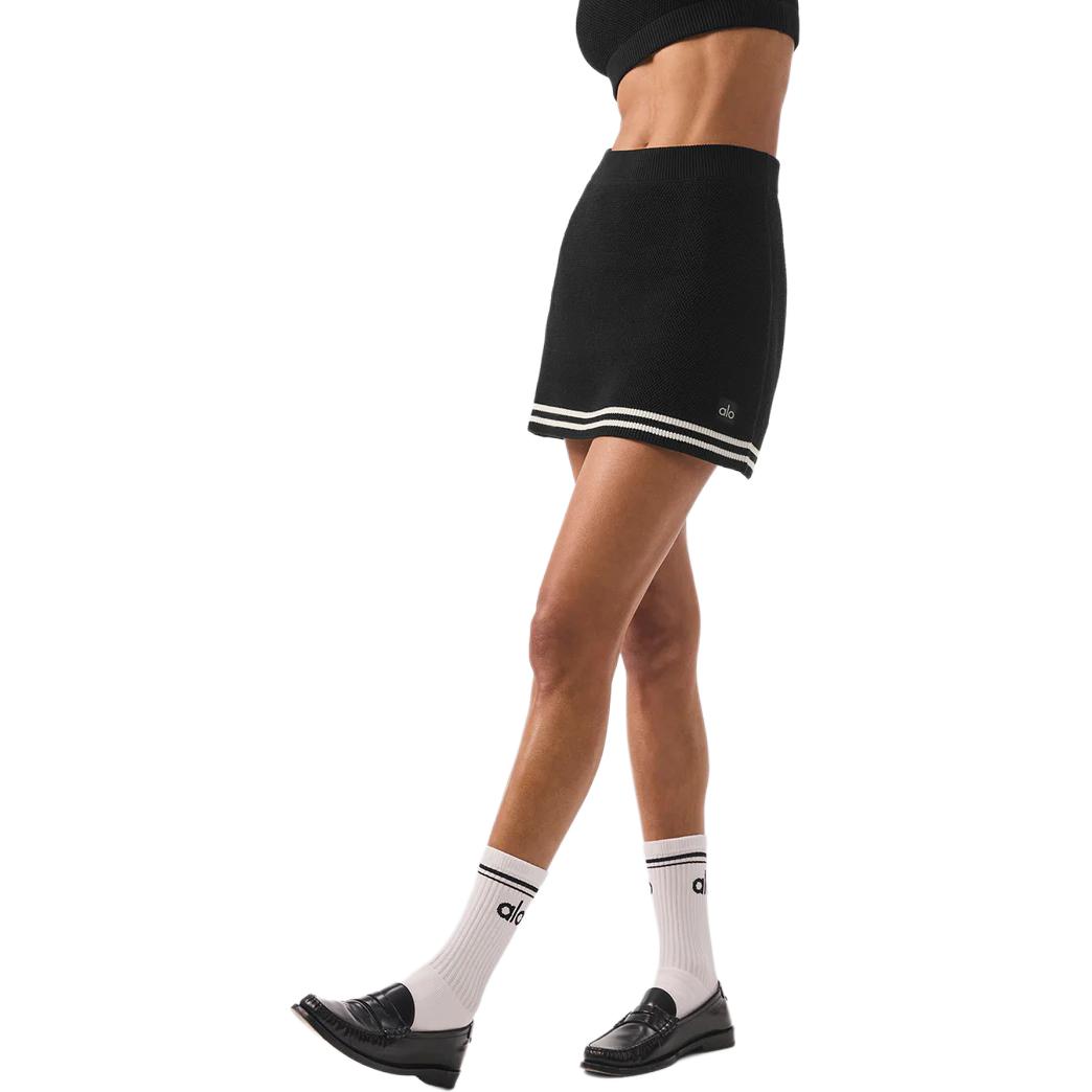 Повседневная короткая юбка женская Alo Yoga, черный/слоновая кость
Повседневная короткая юбка женская Alo Yoga, черный/слоновая кость