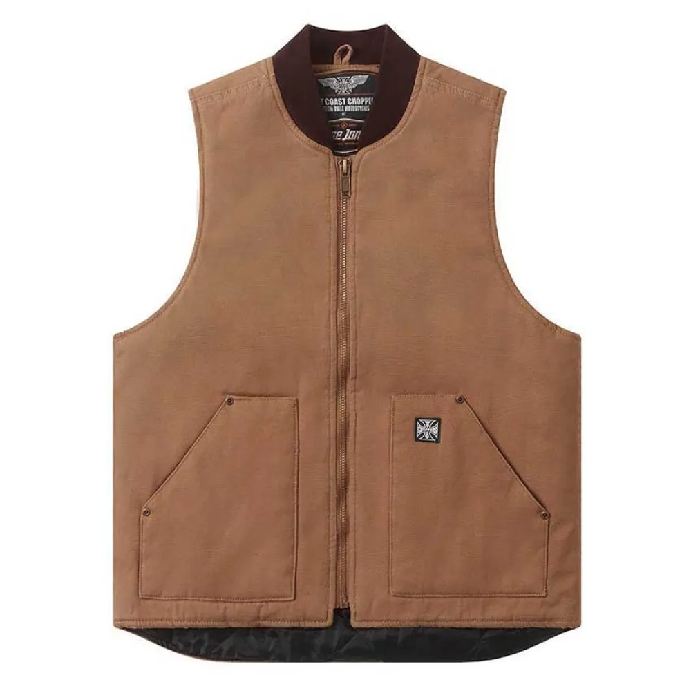 Жилет West Coast Choppers Heavy Duty, коричневый
Жилет West Coast Choppers Heavy Duty, коричневый