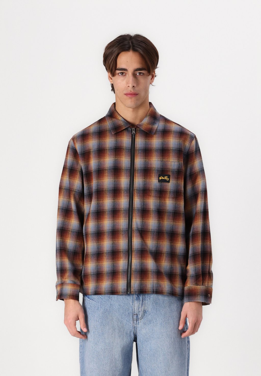 Рубашка ZIP SHIRT UNISEX - Button-down blouse Stan Ray, коричневый
Рубашка ZIP SHIRT UNISEX - Button-down blouse Stan Ray, коричневый