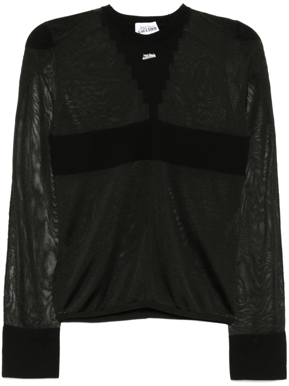 Трикотажный топ The Logo Jean Paul Gaultier, черный
Трикотажный топ The Logo Jean Paul Gaultier, черный