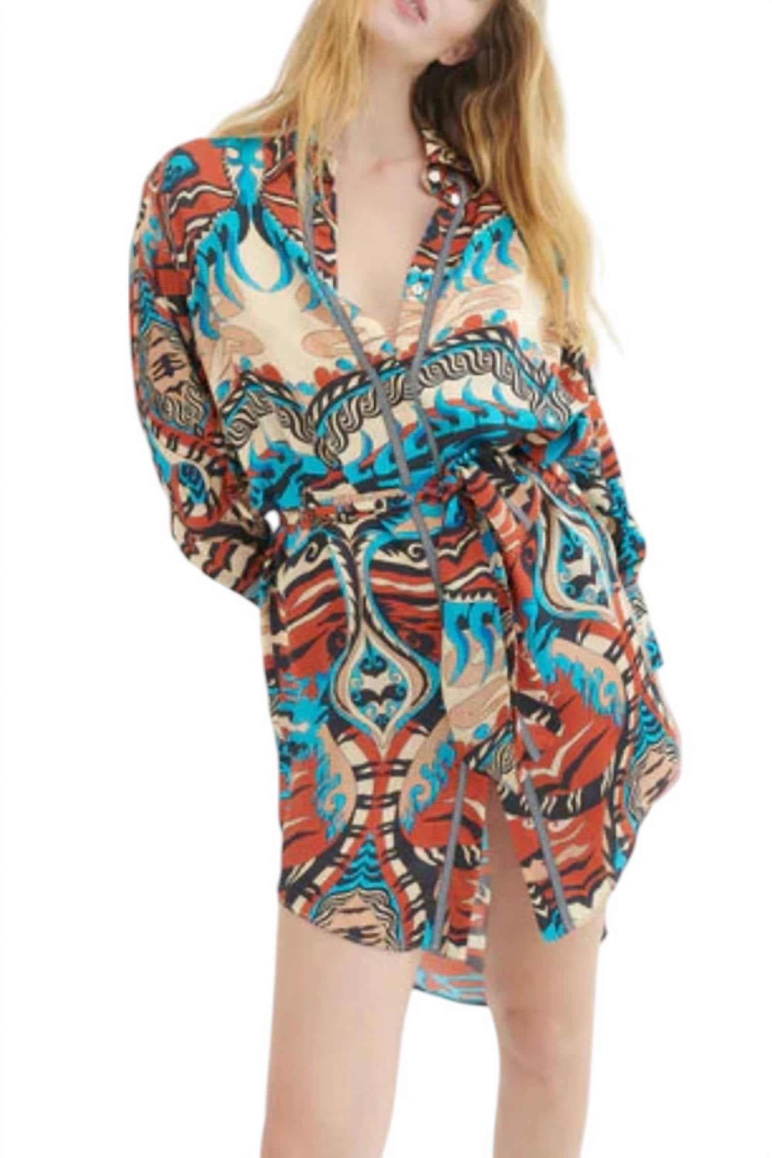 Платье-рубашка Grazia в цвете Bagha Sky CHUFY
Платье-рубашка Grazia в цвете Bagha Sky CHUFY