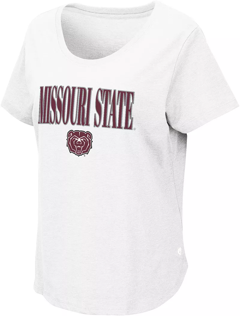 Женская белая футболка Colosseum Missouri State Bears
Женская белая футболка Colosseum Missouri State Bears