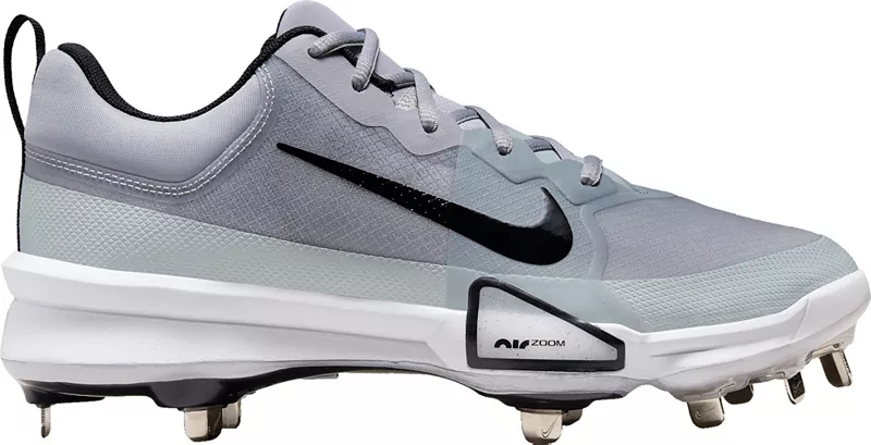 Мужские металлические бейсбольные бутсы Nike Force Zoom Trout 9 Pro, серый/черный
Мужские металлические бейсбольные бутсы Nike Force Zoom Trout 9 Pro, серый/черный