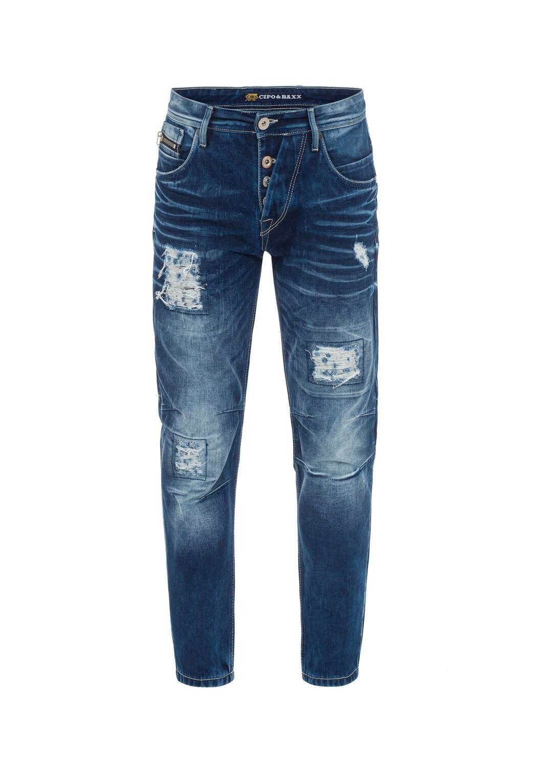 Джинсы с крутым внешним видом CIPO & BAXX, синий
Джинсы с крутым внешним видом CIPO & BAXX, синий