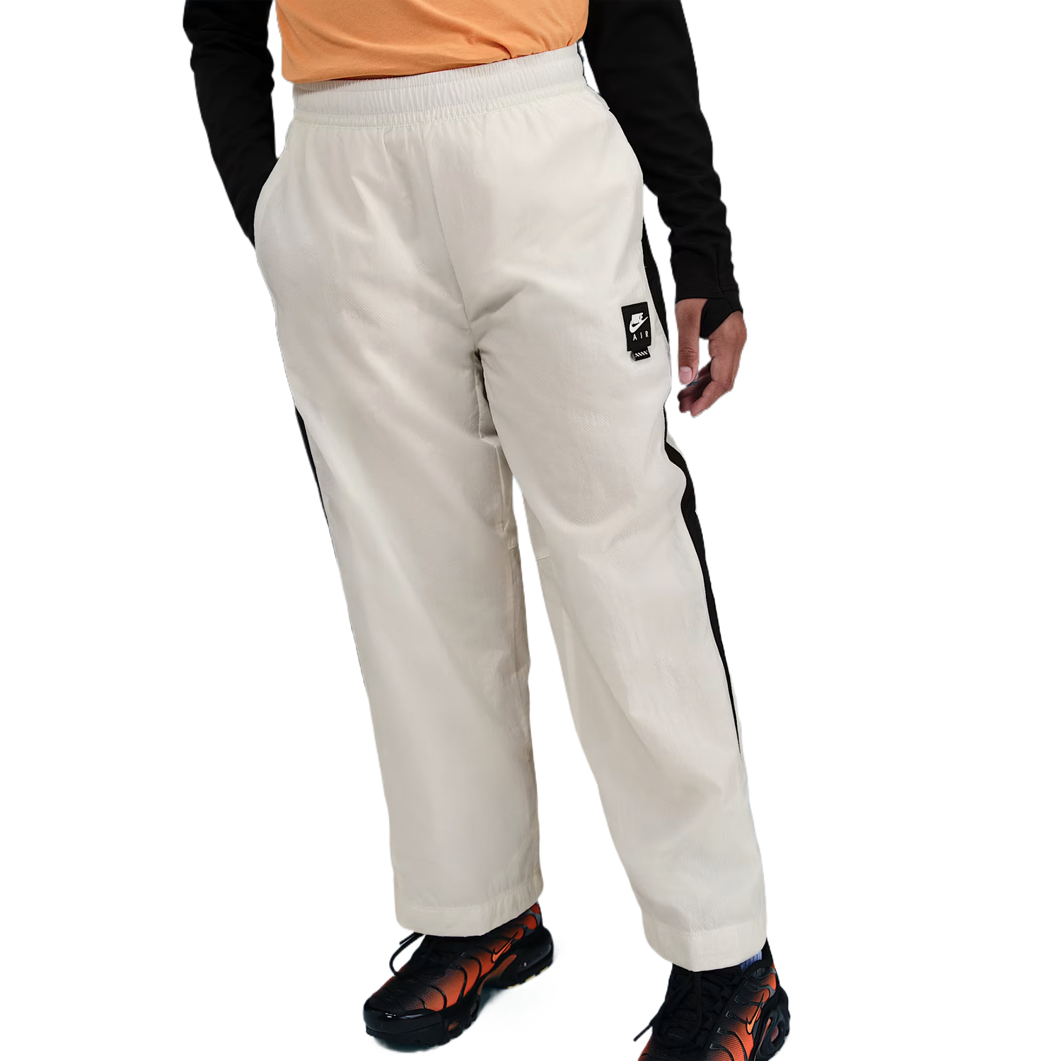 Air FW25 умеренные детские спортивные штаны осень весна детские Nike, белый/черный
Air FW25 умеренные детские спортивные штаны осень весна детские Nike, белый/черный