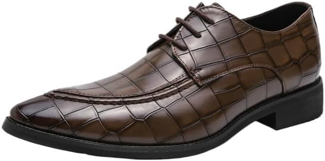 Мужские классические оксфорды, шнуровка, деловые кожаные оксфорды, для вождения, комфорт, вечеринки, свадьбы Zestrelax, коричневый
Мужские классические оксфорды, шнуровка, деловые кожаные оксфорды, для вождения, комфорт, вечеринки, свадьбы Zestrelax, коричневый