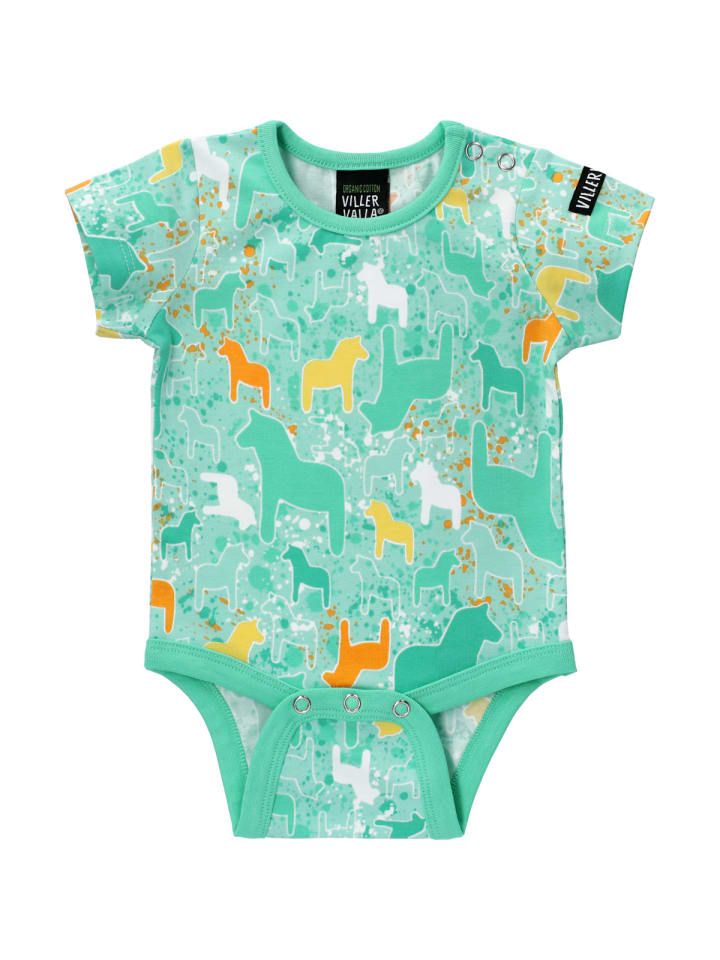 Villervalla Боди с короткими рукавами Дала зеленого цвета
Villervalla Боди с короткими рукавами Дала зеленого цвета