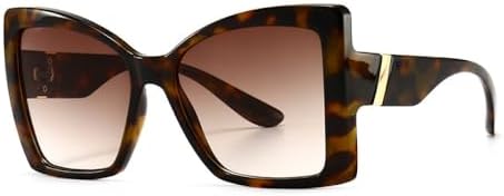 Солнцезащитные очки «кошачий глаз» в крупной оправе для женщин, модные винтажные популярные дорожные солнцезащитные очки для женщин, защита от УФ-излучения UV400 MTZJH, Leopard Tea
Солнцезащитные очки «кошачий глаз» в крупной оправе для женщин, модные винтажные популярные дорожные солнцезащитные очки для женщин, защита от УФ-излучения UV400 MTZJH, Leopard Tea