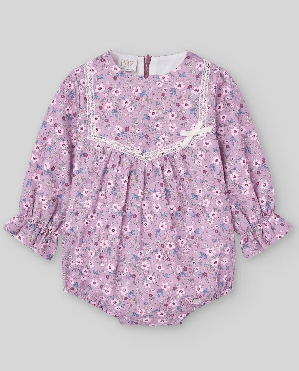 Цветочный детский комбинезон из коллекции Виолетта PAZ Rodríguez, сиреневый
Цветочный детский комбинезон из коллекции Виолетта PAZ Rodríguez, сиреневый