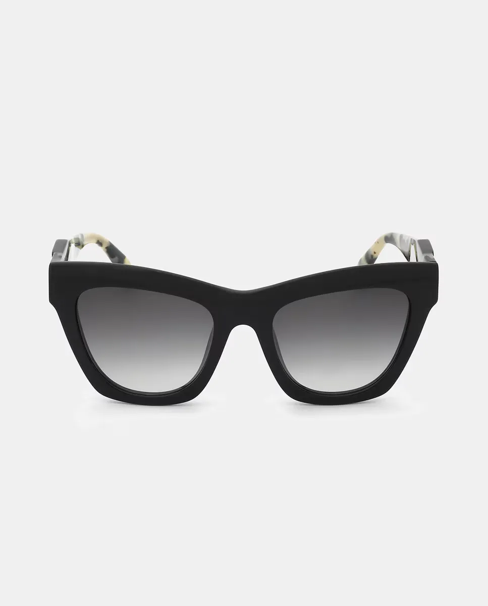 Геометрические женские солнцезащитные очки из ацетата с градиентными линзами Tous, черный 
Геометрические женские солнцезащитные очки из ацетата с градиентными линзами Tous, черный