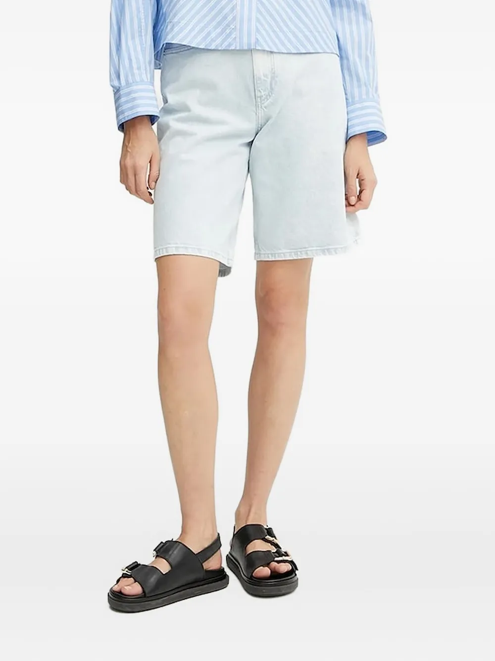 Джинсовые шорты с эффектом потертости Ivy Oak, синий
Джинсовые шорты с эффектом потертости Ivy Oak, синий