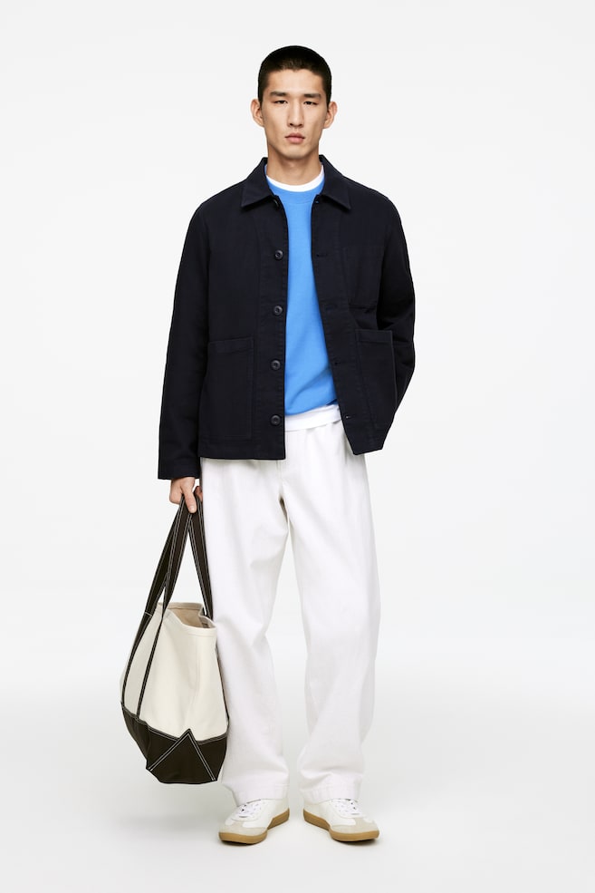 Хлопковая куртка Arket, синий
Хлопковая куртка Arket, синий