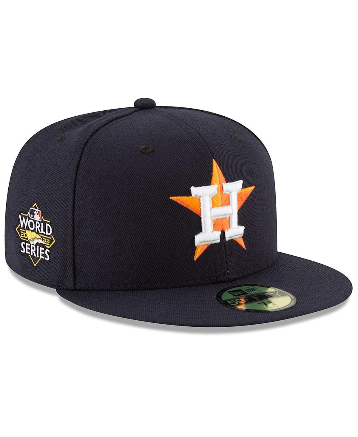 Мужская темно-синяя шляпа Houston Astros World Series 2022 с боковой нашивкой 59FIFTY. New Era
Мужская темно-синяя шляпа Houston Astros World Series 2022 с боковой нашивкой 59FIFTY. New Era