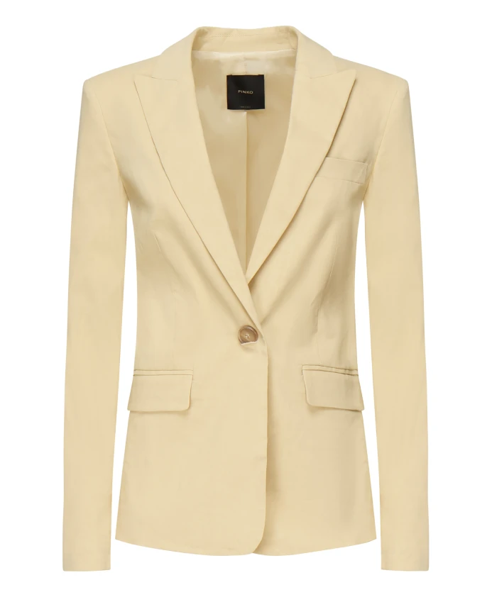 Сбалансированная эластичная льняная куртка Pinko, бежевый
Сбалансированная эластичная льняная куртка Pinko, бежевый