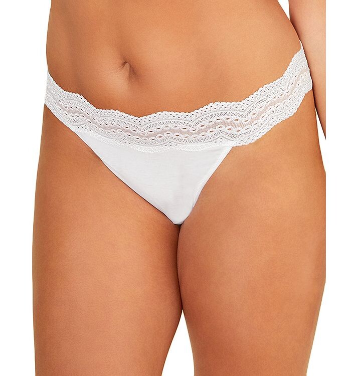 Трусики с низкой посадкой и кружевной отделкой Cosabella Ceylon, белый
Трусики с низкой посадкой и кружевной отделкой Cosabella Ceylon, белый