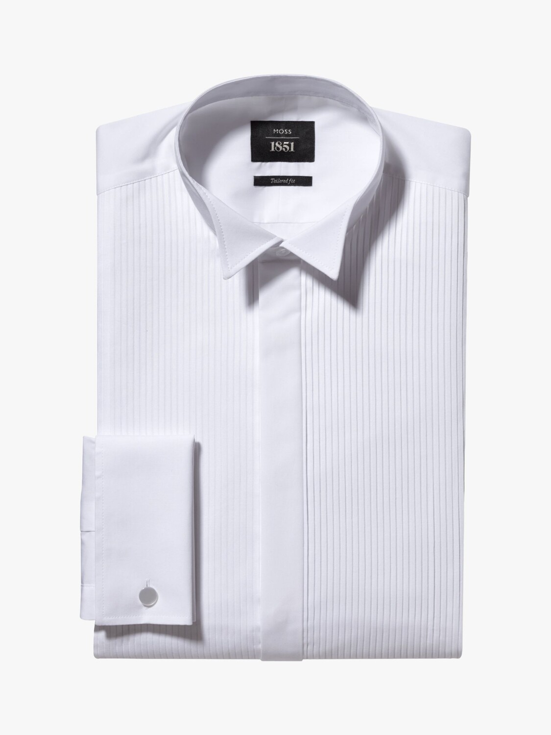 Классическая рубашка приталенного кроя с воротником-крылышком Moss 1851, белая
Классическая рубашка приталенного кроя с воротником-крылышком Moss 1851, белая