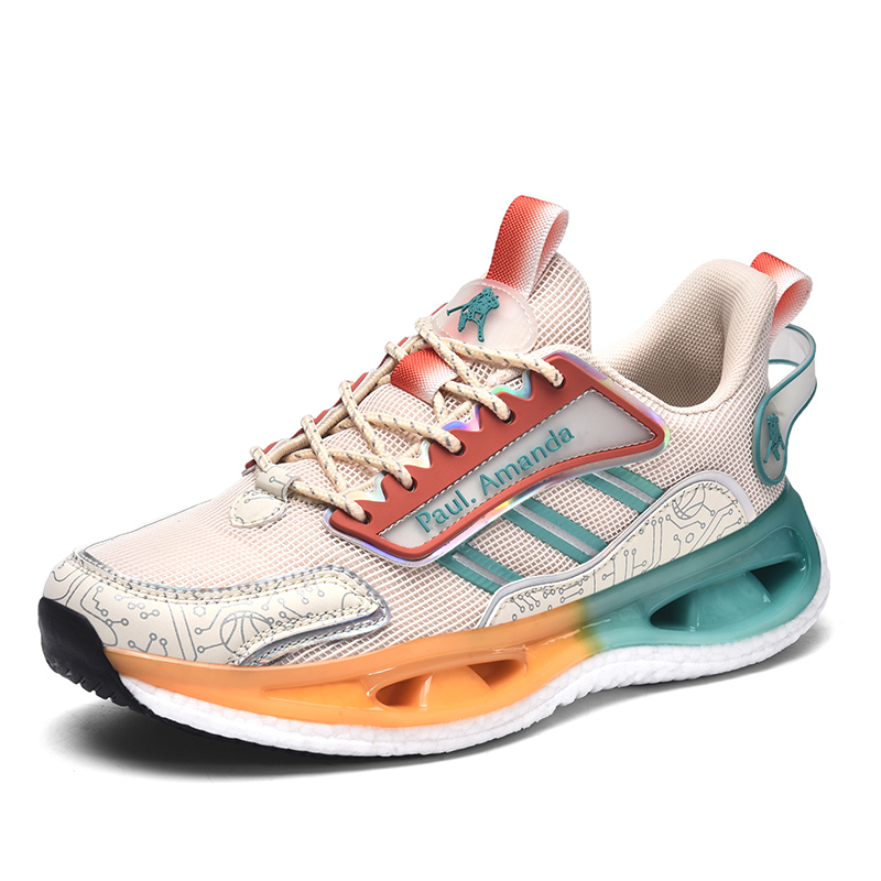 Boogie Bear Амортизирующие, износостойкие, дышащие, легкие, увеличивающие рост низкие кеды унисекс бежево-оранжево-зеленые, цвет Beige Orange Green
Boogie Bear Амортизирующие, износостойкие, дышащие, легкие, увеличивающие рост низкие кеды унисекс бежево-оранжево-зеленые, цвет Beige Orange Green