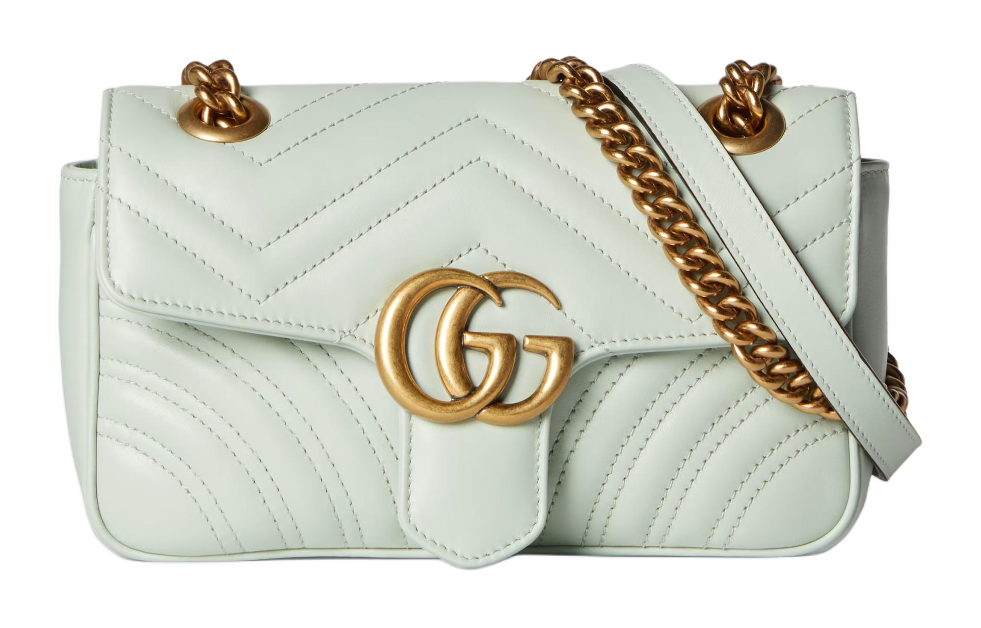 Сумка через плечо GG Marmont из кожи светло-зелёная GUCCI
Сумка через плечо GG Marmont из кожи светло-зелёная GUCCI