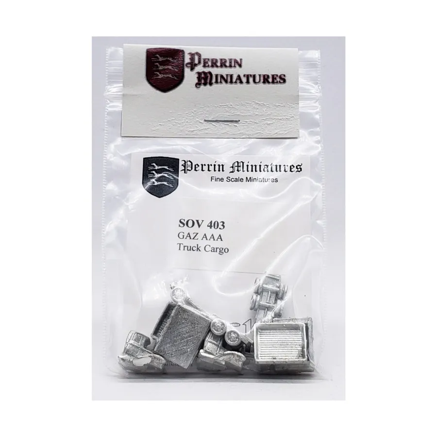 Грузовик ГАЗ ААА Грузовой, WWII Miniatures - USSR (10mm) (Perrin Miniatures)
Грузовик ГАЗ ААА Грузовой, WWII Miniatures - USSR (10mm) (Perrin Miniatures)