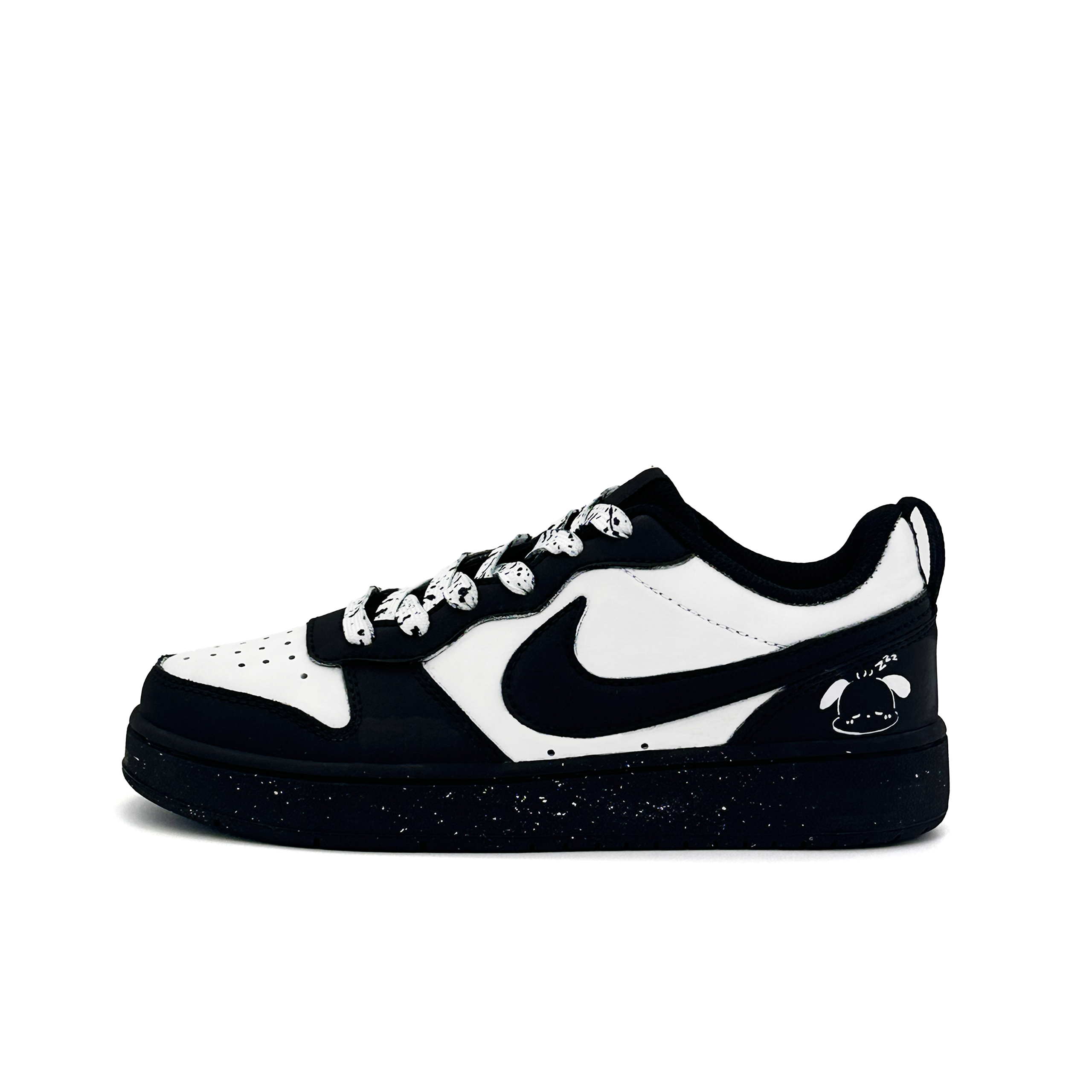 Nike Court Borough Dazzling Milk Dog Slip Resistant Low top Kids' Skateboarding Shoes Black Teenagers
Nike Court Borough Dazzling Milk Dog Slip Resistant Low top Kids' Skateboarding Shoes Black Teenagers