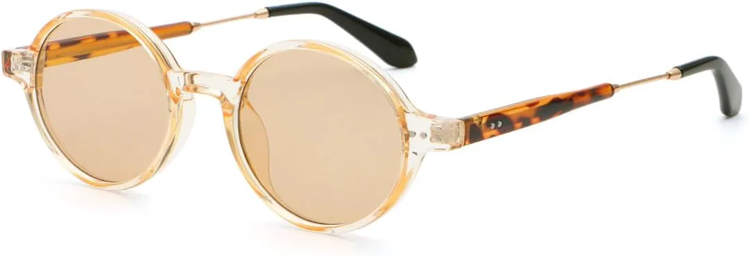 Ретро-солнцезащитные очки для мужчин и женщин, круглые солнцезащитные очки, очки для вождения, оправа CP, защита от УФ-излучения UV400 LIGOES, Light Brown
Ретро-солнцезащитные очки для мужчин и женщин, круглые солнцезащитные очки, очки для вождения, оправа CP, защита от УФ-излучения UV400 LIGOES, Light Brown