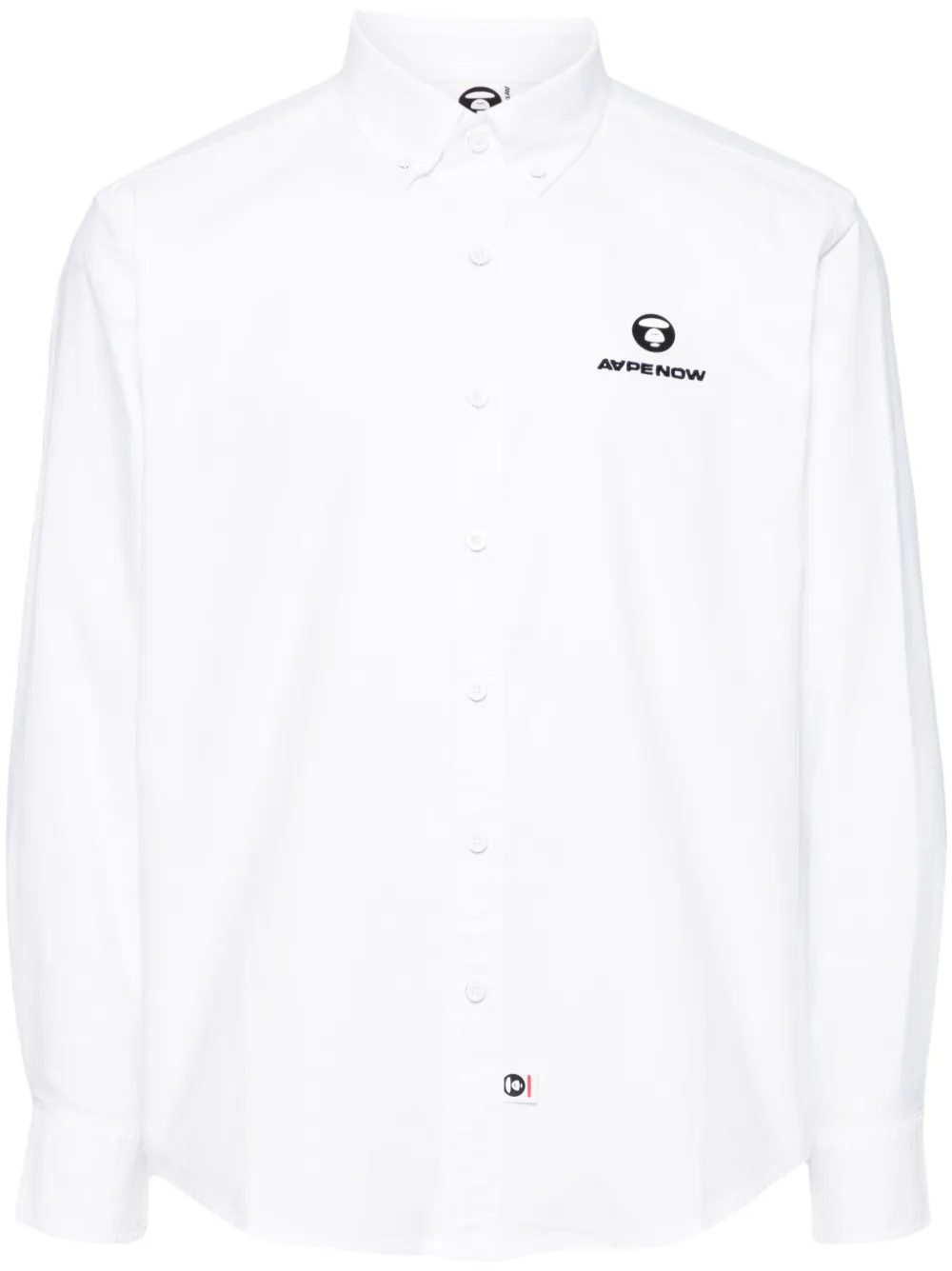 Рубашка с длинными рукавами и нашивкой-логотипом AAPE BY *A BATHING APE, белый
Рубашка с длинными рукавами и нашивкой-логотипом AAPE BY *A BATHING APE, белый