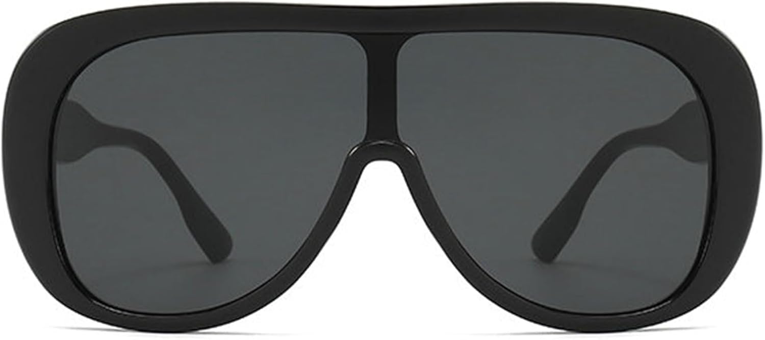 Willochra Большие солнцезащитные очки-пилот для женщин, модные солнцезащитные очки в крупной оправе, цельные солнцезащитные очки-маска, модные овальные очки в оправе, Black
Willochra Большие солнцезащитные очки-пилот для женщин, модные солнцезащитные очки в крупной оправе, цельные солнцезащитные очки-маска, модные овальные очки в оправе, Black