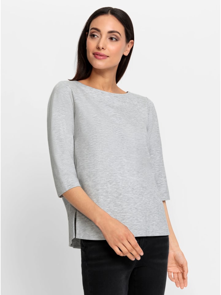 Рубашка с рукавами 3/4 цвета каменно-серый меланж Heine
Рубашка с рукавами 3/4 цвета каменно-серый меланж Heine