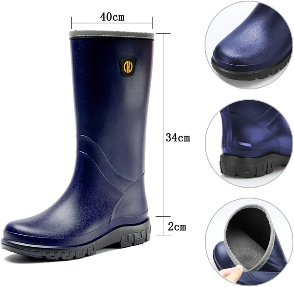 Водонепроницаемые садовые резиновые сапоги Rojeam для мужчин, синий
Водонепроницаемые садовые резиновые сапоги Rojeam для мужчин, синий