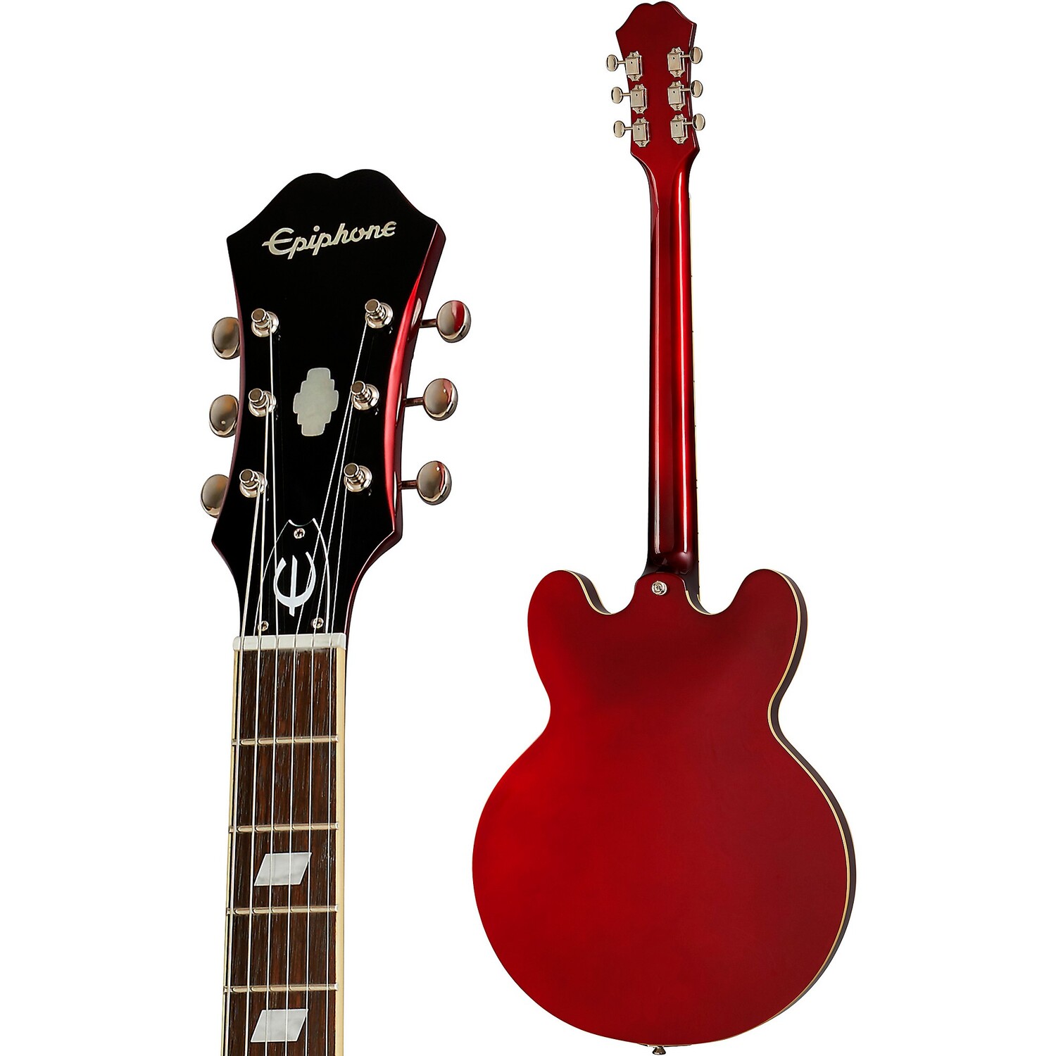 Полуакустическая электрогитара Epiphone Riviera Sparkling Burgundy
Полуакустическая электрогитара Epiphone Riviera Sparkling Burgundy