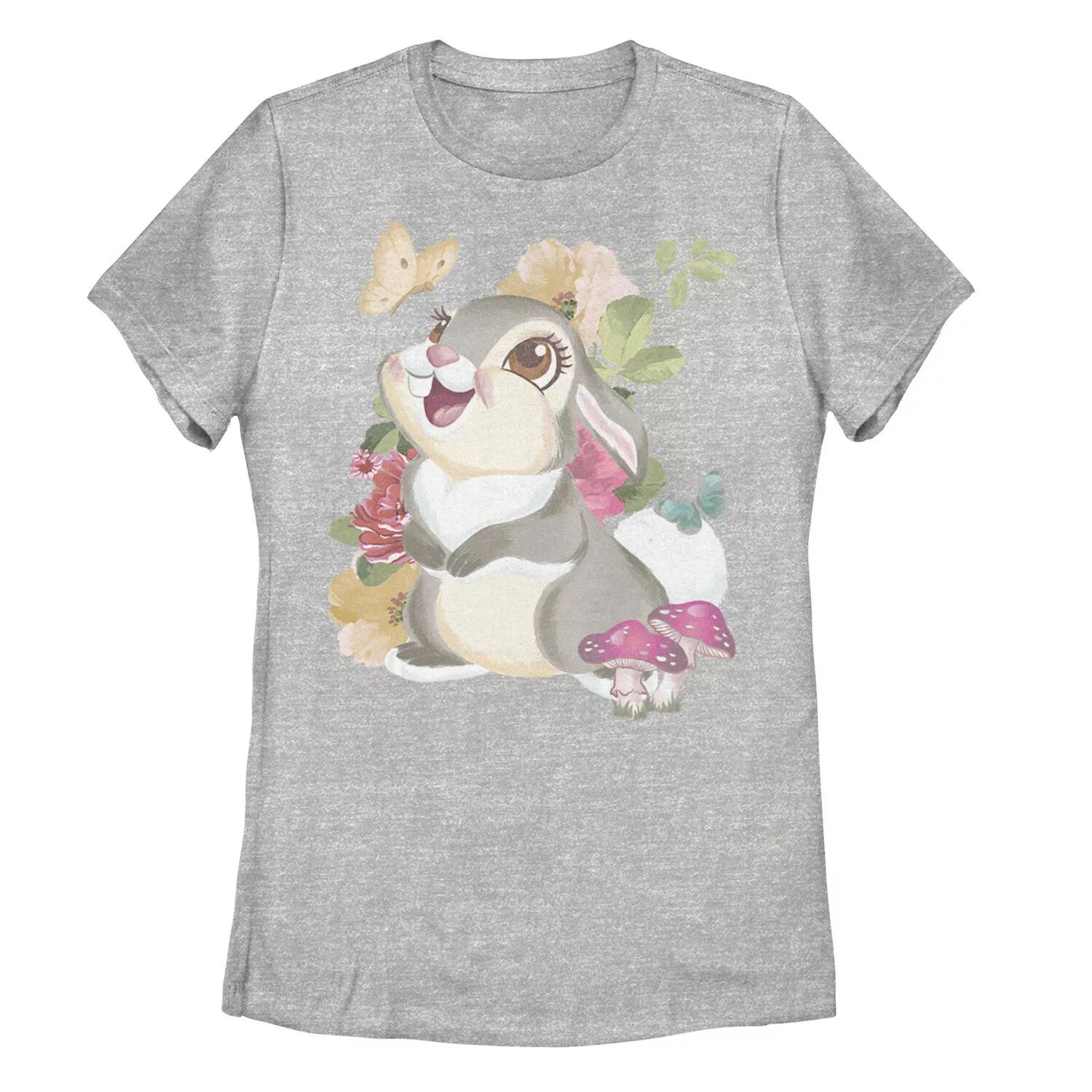 Детская футболка Disney's Bambi Thumper с винтажным цветочным рисунком и портретным рисунком Licensed Character
Детская футболка Disney's Bambi Thumper с винтажным цветочным рисунком и портретным рисунком Licensed Character