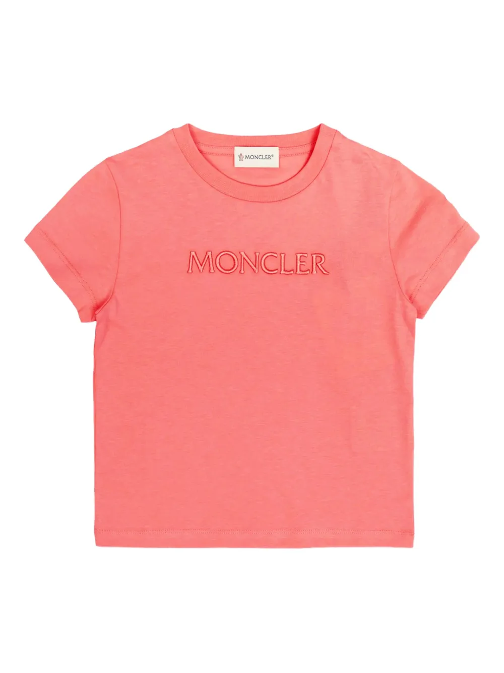 Футболка с вышитым логотипом Moncler Enfant, розовый
Футболка с вышитым логотипом Moncler Enfant, розовый