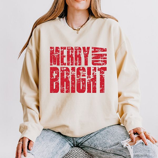 Свитшот женский легкий garment dyed с принтом Merry and bright block distressed Simply Sage Market, Ivory
Свитшот женский легкий garment dyed с принтом Merry and bright block distressed Simply Sage Market, Ivory