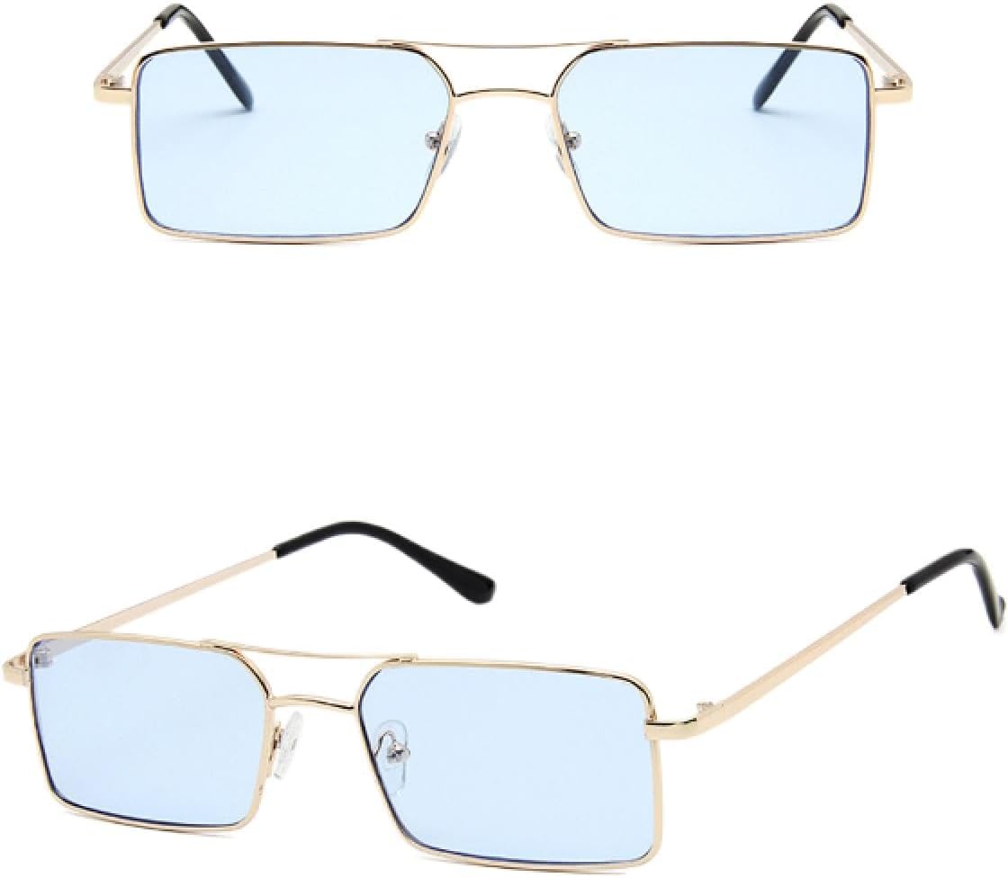 Солнцезащитные очки с защитой от УФ-излучения UV400 | Металлическая оправа, прозрачные линзы с двойной перемычкой | Для женщин и мужчин, для занятий спортом на открытом воздухе и вождения DSVIGF, Gold-blue
Солнцезащитные очки с защитой от УФ-излучения UV400 | Металлическая оправа, прозрачные линзы с двойной перемычкой | Для женщин и мужчин, для занятий спортом на открытом воздухе и вождения DSVIGF, Gold-blue