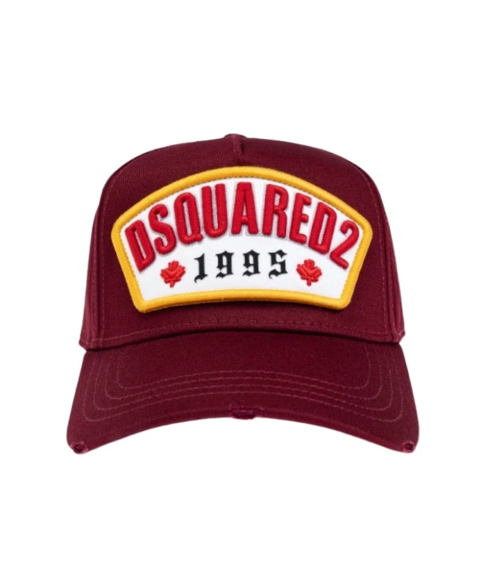Бейсбольная кепка бордо из габардина Dsquared2, красный
Бейсбольная кепка бордо из габардина Dsquared2, красный