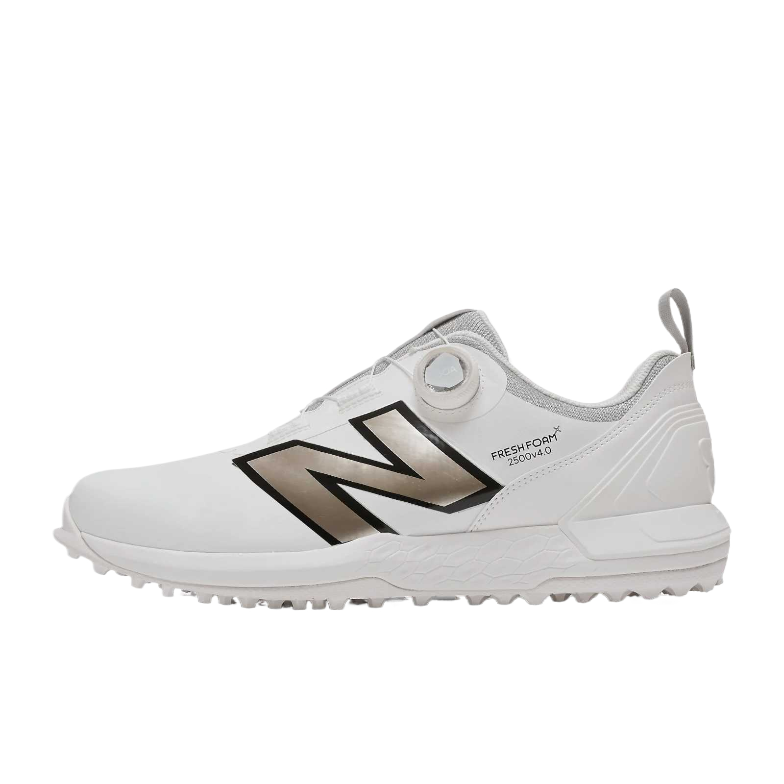 Кроссовки для гольфа unisex NB Fresh Foam X 2500 V4 с амортизацией и дышащим эффектом New Balance, белый/желтый
Кроссовки для гольфа unisex NB Fresh Foam X 2500 V4 с амортизацией и дышащим эффектом New Balance, белый/желтый
