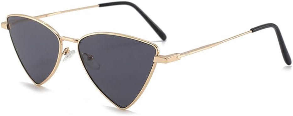 Модные металлические солнцезащитные очки в форме треугольника, стильные, нестандартной формы, с маленькой оправой, для женщин, для путешествий, стильные очки generic, Gold Black
Модные металлические солнцезащитные очки в форме треугольника, стильные, нестандартной формы, с маленькой оправой, для женщин, для путешествий, стильные очки generic, Gold Black