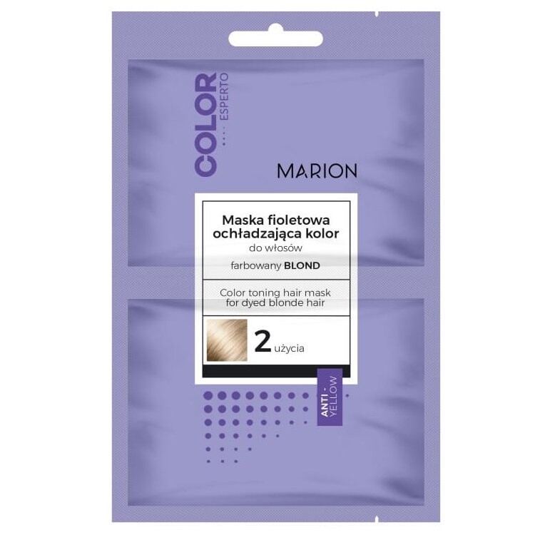 MARION Color Esperto фиолетовая маска для светлых волос
MARION Color Esperto фиолетовая маска для светлых волос