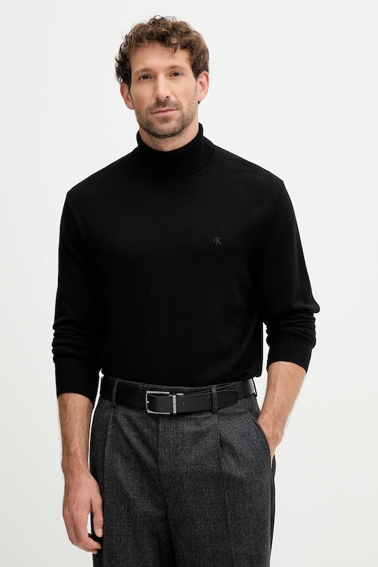 Шерстяной свитер Calvin Klein, черный
Шерстяной свитер Calvin Klein, черный