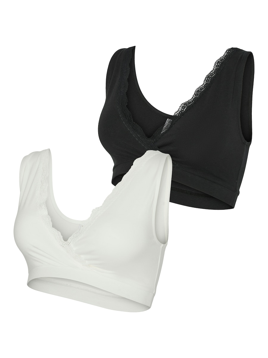 Бюстгальтер для кормления Bralette MAMALICIOUS, черный/белый
Бюстгальтер для кормления Bralette MAMALICIOUS, черный/белый