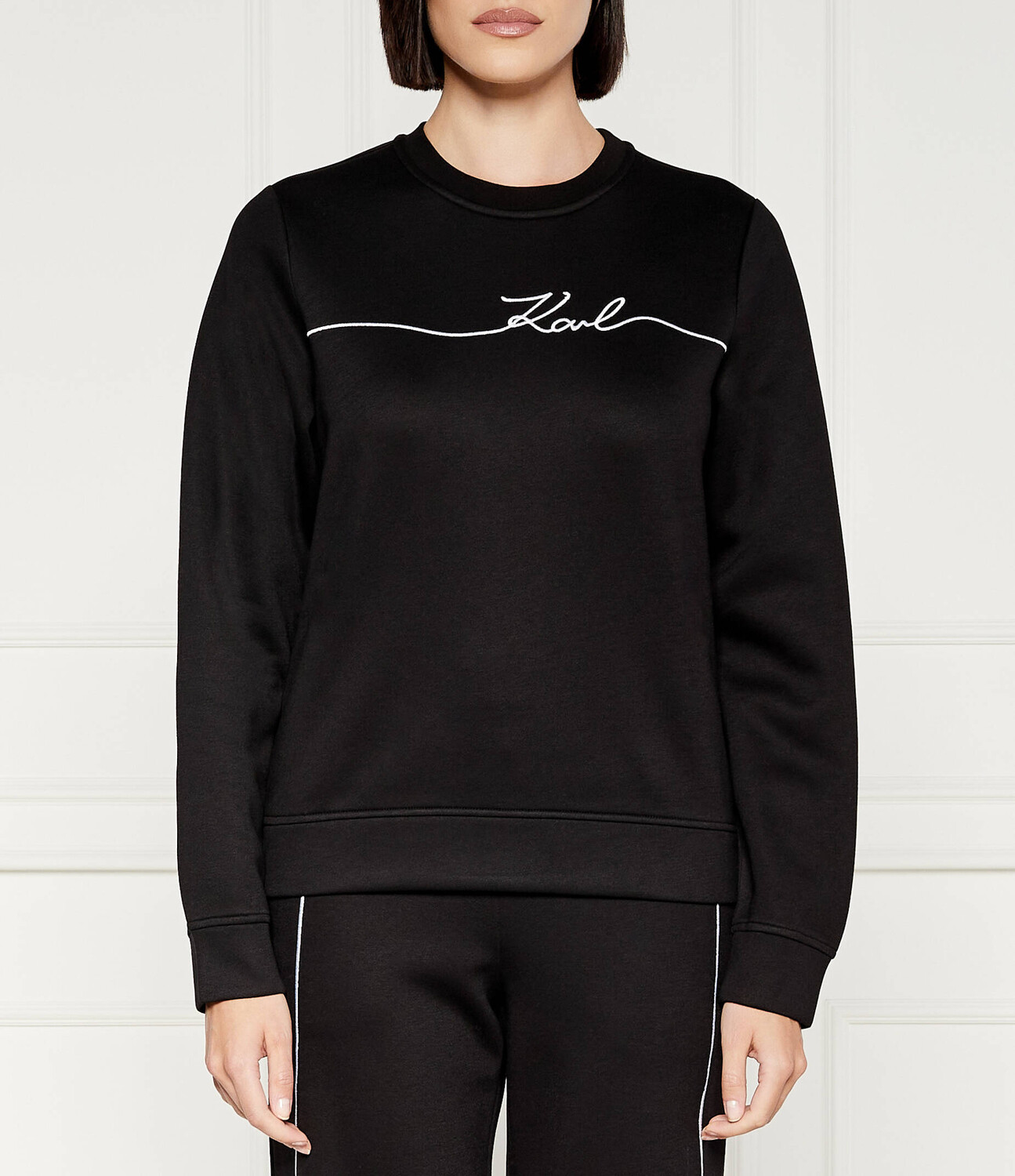 Толстовка Karl Lagerfeld Regular Fit, черный 
Толстовка Karl Lagerfeld Regular Fit, черный