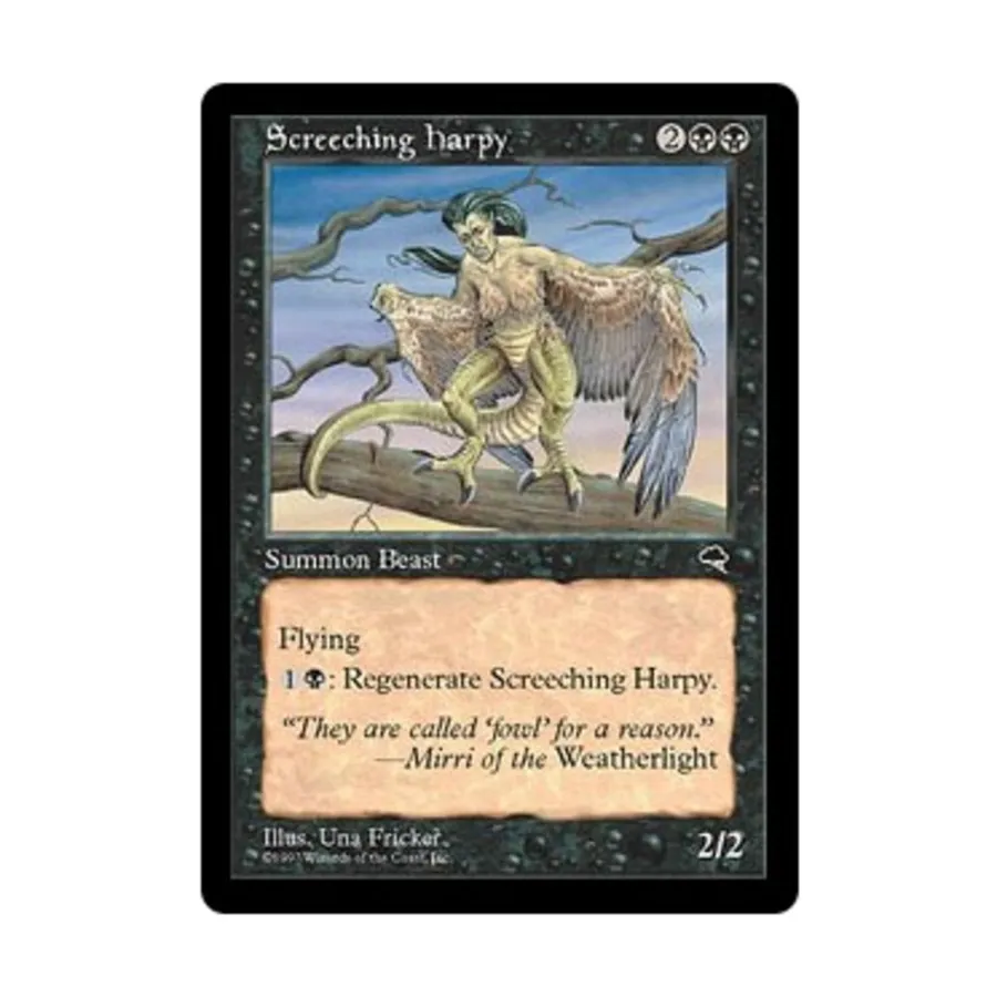 CCG Визжащая гарпия (U), MTG - Tempest 
CCG Визжащая гарпия (U), MTG - Tempest