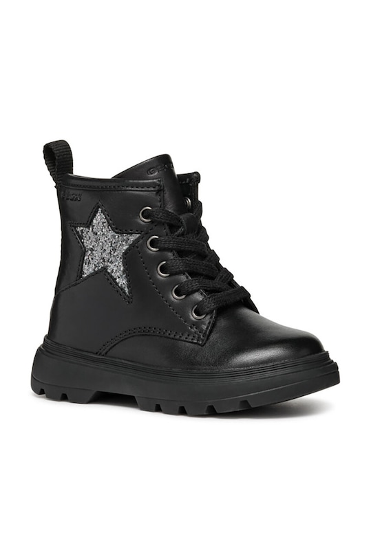 Детские кожаные ботильоны KIDDARTAH Geox, черный
Детские кожаные ботильоны KIDDARTAH Geox, черный