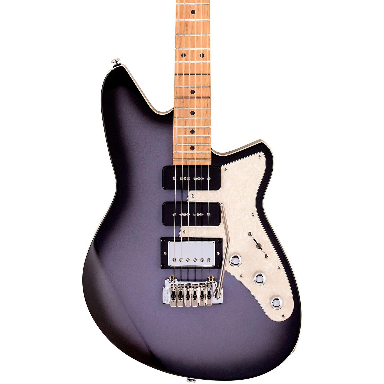 Электрогитара с грифом из жареного клена Reverend Sixgun HPP Periwinkle Burst
Электрогитара с грифом из жареного клена Reverend Sixgun HPP Periwinkle Burst